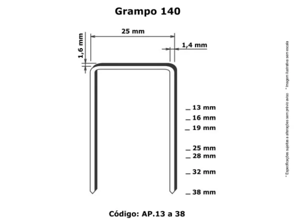 Grampo 140