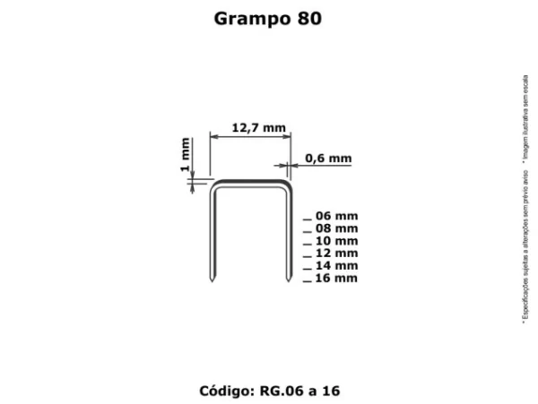 Grampo 80