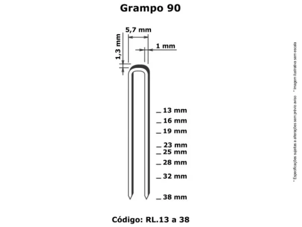 Grampo 90